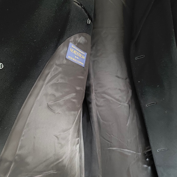 NORDSTROM MENS JACOB SIEGEL LAMBSWOOL COAT 46L - Picture 13 of 13